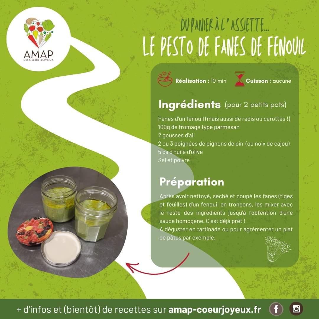 Pesto de fanes de fenouil